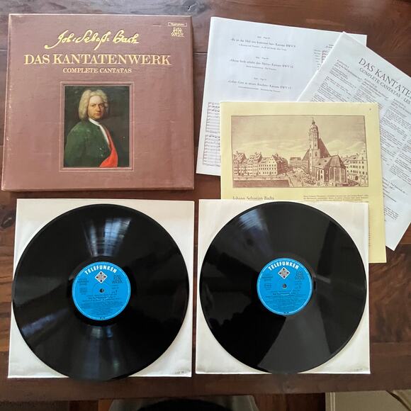 J.S. Bach Das Kantatenwerk Complete Cantatas Vol 3 LP Box Set Telefunken - Picture 2 of 11